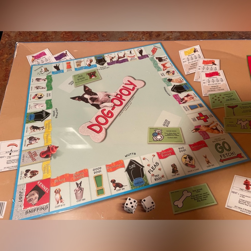 Board Game Dog-Opoly Monopoly - Picture 4 of 13